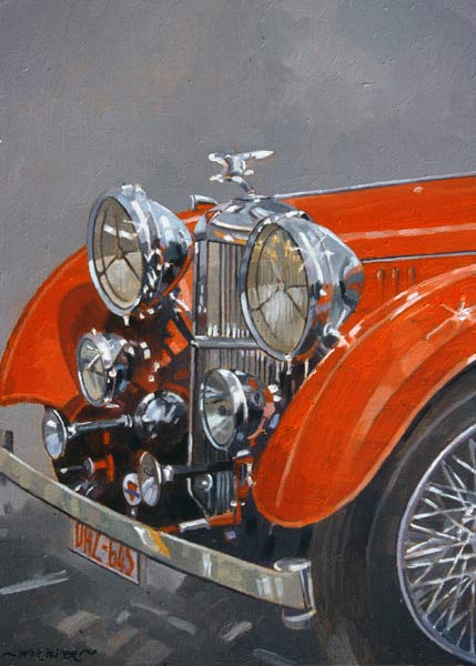 Red Sp.25 Alvis (oil on canvas)  à Peter  Miller