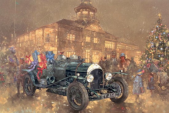 Christmas Party at Brooklands (oil on canvas)  à Peter  Miller