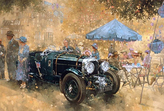 Garden party with the Bentley à Peter  Miller