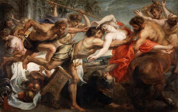 The Abduction of Hippodamia, or Lapiths and Centaurs à Peter Paul Rubens