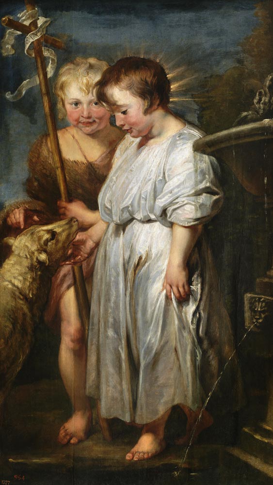 Christ and John the Baptist as Children à Peter Paul Rubens