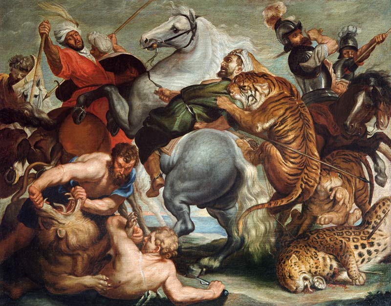 The Tiger and Lion Hunt à Peter Paul Rubens