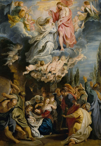 P.P.Rubens,Nanebevstoupení Marie à Peter Paul Rubens