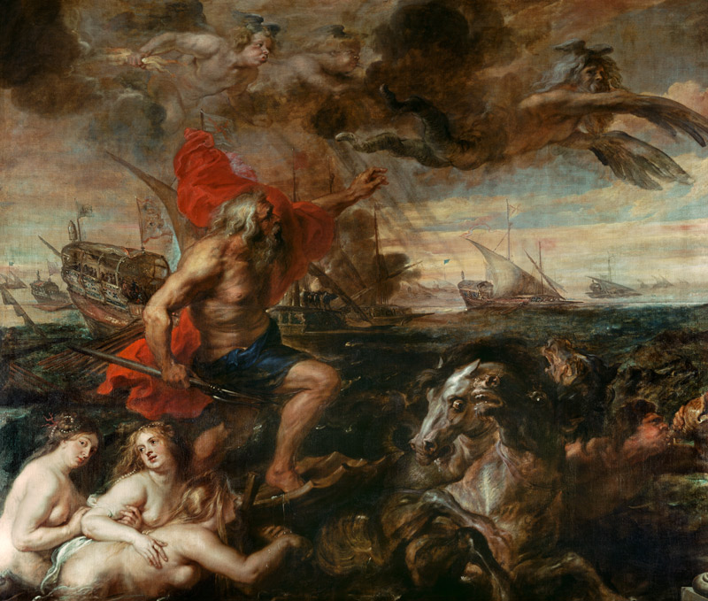 Rubens / Neptune, calming the Waves à Peter Paul Rubens
