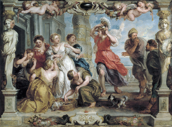 Achilles Discovered by Ulysses Among the Daughters of Lycomedes at Skyros à Peter Paul Rubens