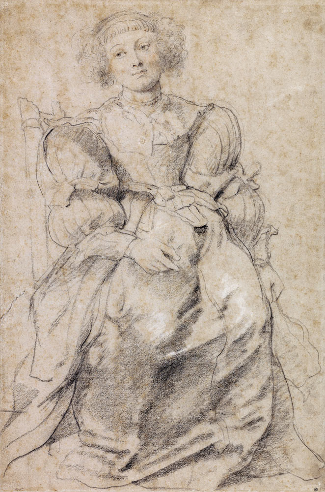Portrait of Hélène Fourment à Peter Paul Rubens