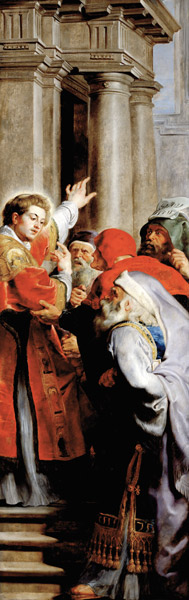 St. Stephen Preaching, from the Triptych of St. Stephen à Peter Paul Rubens