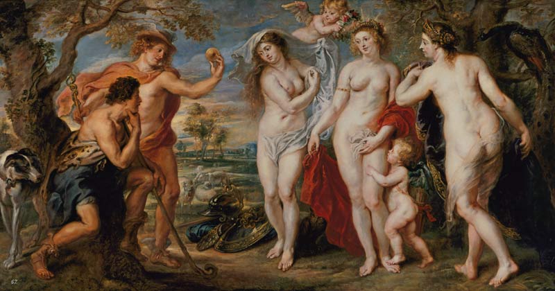 The Judgement of Paris à Peter Paul Rubens