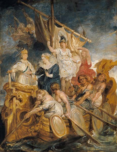 Du Cycle de Médicis : Les Übergabe de la régence aux Dauphin (majeur - à Peter Paul Rubens