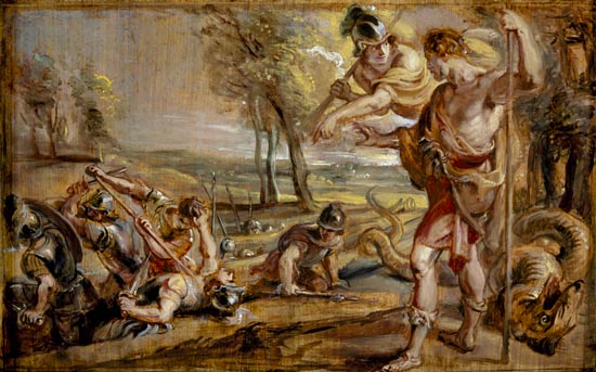 Cadmus Sowing the Dragon's Teeth à Peter Paul Rubens