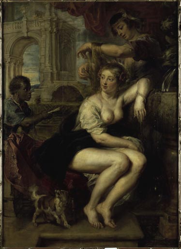 Bathseba am Springbrunnen, den Brief Davids erhaltend à Peter Paul Rubens