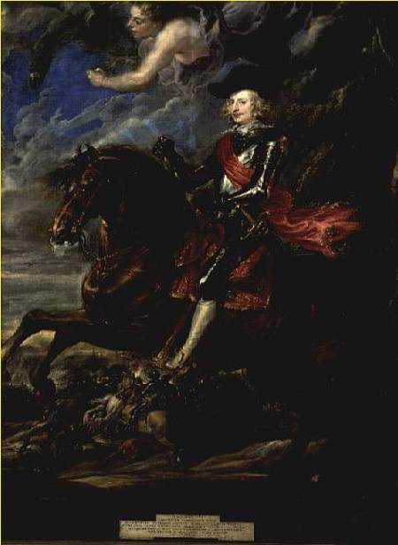 The Cardinal Infante Ferdinand at the Battle of Nordlingen à Peter Paul Rubens