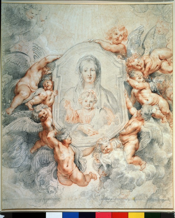 Madonna Adored by Angels (Madonna della Vallicella) à Peter Paul Rubens