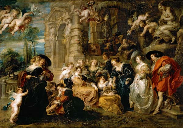 Le jardin d'amour à Peter Paul Rubens
