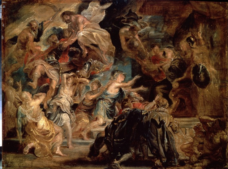The Death of Henry IV and the Proclamation of the Regency à Peter Paul Rubens