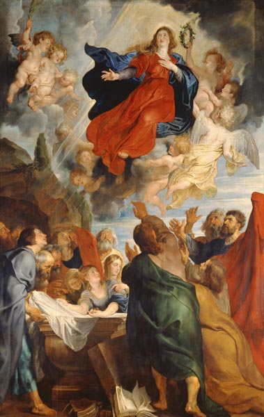 Die Himmelfahrt Mariae. à Peter Paul Rubens