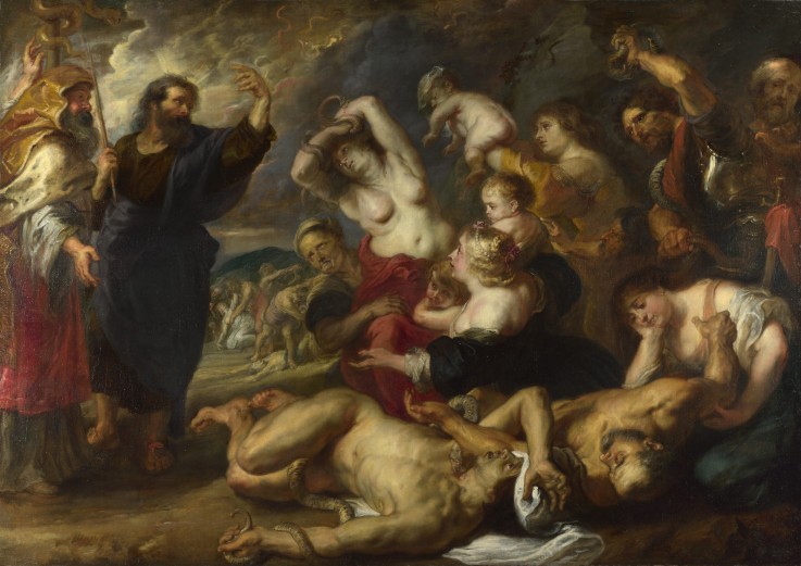 The Brazen Serpent à Peter Paul Rubens