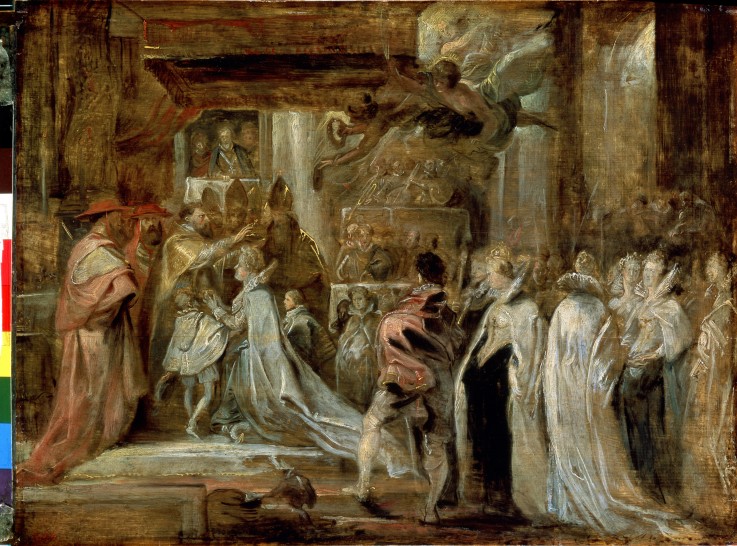 The Coronation of Marie de' Medici à Peter Paul Rubens