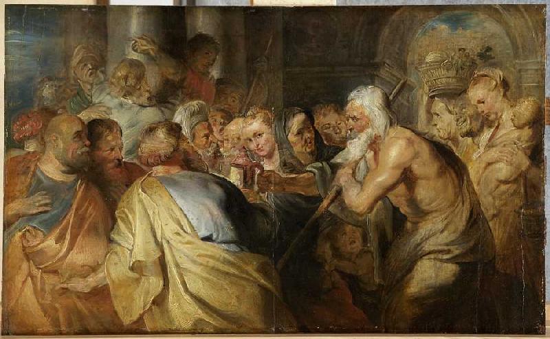 Diogenes sucht Menschen. à Peter Paul Rubens