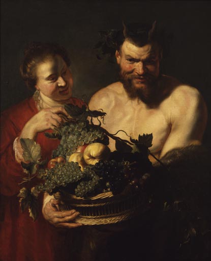 Faun und Maedchen à Peter Paul Rubens