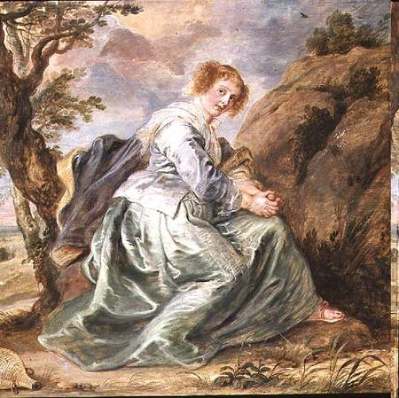 Hagar in the Desert à Peter Paul Rubens