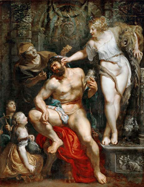 Hercules and Omphale à Peter Paul Rubens