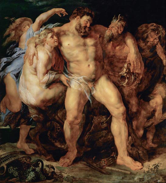 P. P. Rubens / The drunken Hercules à Peter Paul Rubens