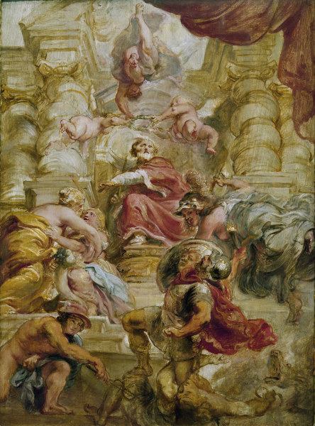 Jakob I. als Friedenskönig/ P.P. Rubens à Peter Paul Rubens