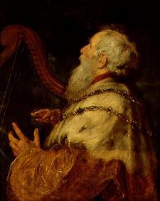Roi David, l'harpe sans peine. à Peter Paul Rubens