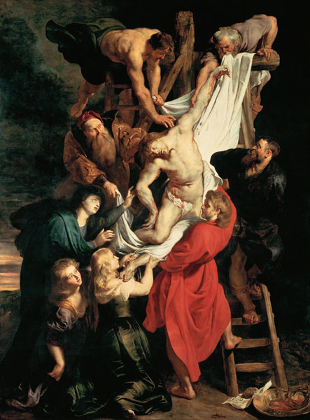 Descente de La Croix, triptyque - panneau central à Peter Paul Rubens