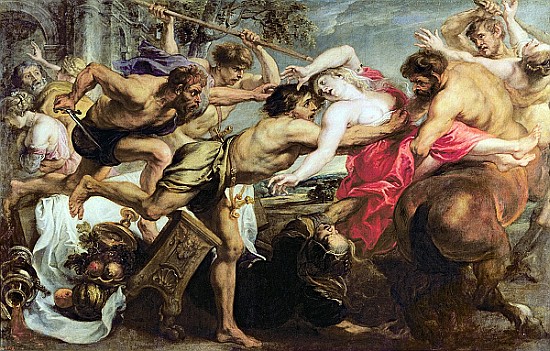 Lapiths and Centaurs à Peter Paul Rubens