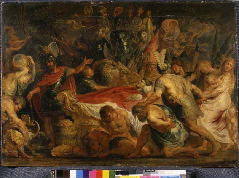 la célébration du corps du général en chef romain Decius Mus à Peter Paul Rubens