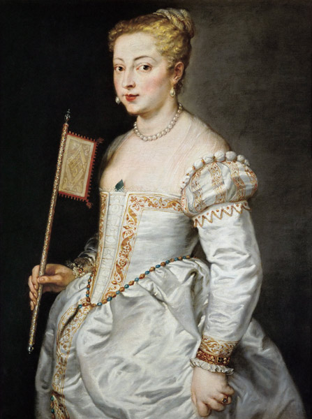 Girl with fan à Peter Paul Rubens
