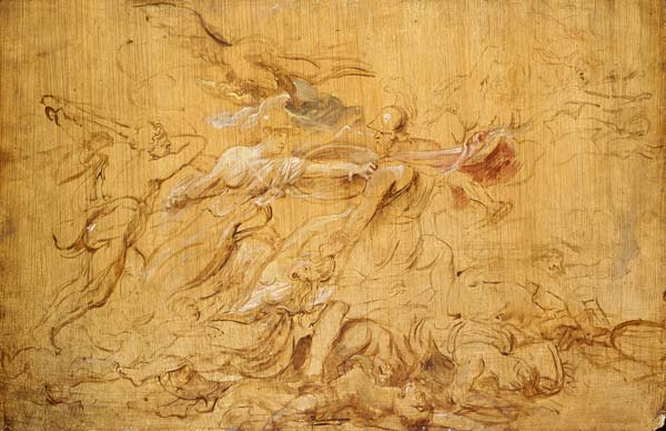 Minerva and Hercules Driving Away Mars à Peter Paul Rubens