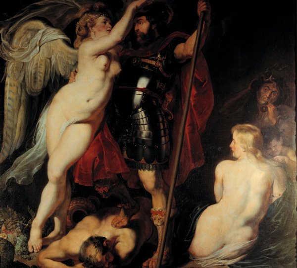 P. P. Rubens / The Hero of Virtue ... à Peter Paul Rubens