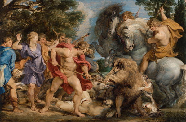 The Calydonian Boar Hunt à Peter Paul Rubens