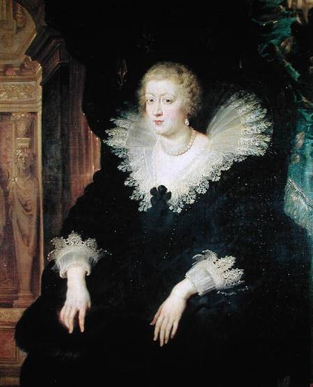 Portrait of Anne of Austria (1601-66) à Peter Paul Rubens