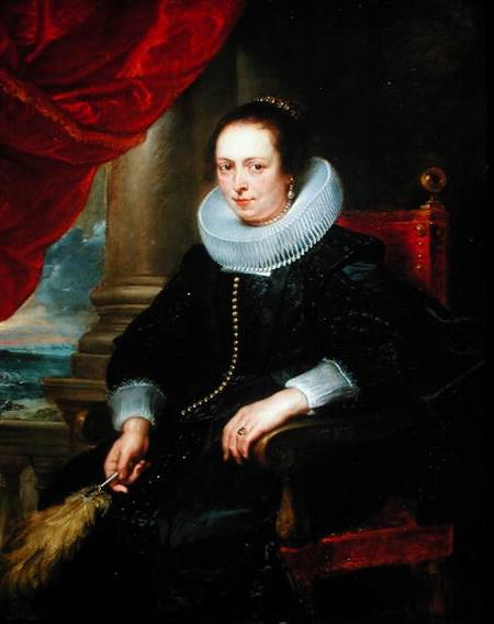 Portrait of a Lady, said to be Clara Fourment à Peter Paul Rubens