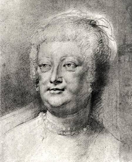Portrait of Marie de Medici (1573-1642) à Peter Paul Rubens