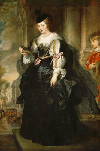 portrait d'Helene Fourment, debout. à Peter Paul Rubens