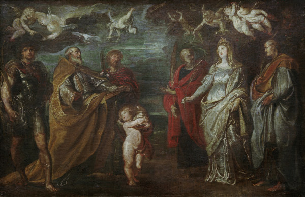 P.P.Rubens, Hl. Gregor mit Märtyrern à Peter Paul Rubens