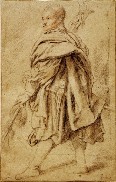 P.P.Rubens, Studie eines Hellebardiers à Peter Paul Rubens