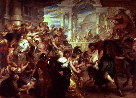 The Rape of the Sabine Women à Peter Paul Rubens