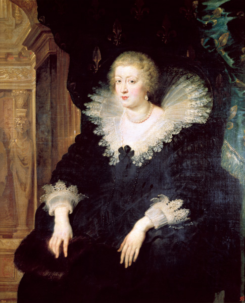 Portrait of Anne of Austria (1601-66) Infanta of Spain, Queen of France and Navarre à Peter Paul Rubens