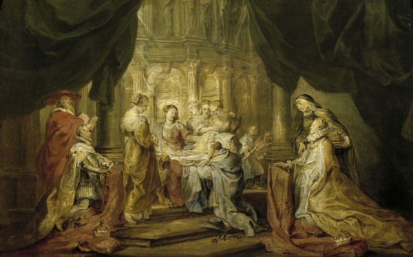 Rubens, Hl.Ildefonso empfängt Meßgewand à Peter Paul Rubens