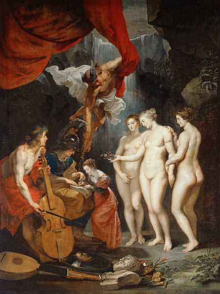 The Education of the Princess. (The Marie de' Medici Cycle) à Peter Paul Rubens
