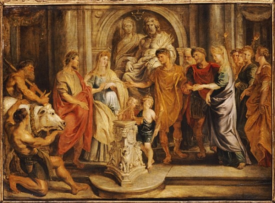 The Marriages of Constantine and Fausta and of Constantia and Licinius à Peter Paul Rubens