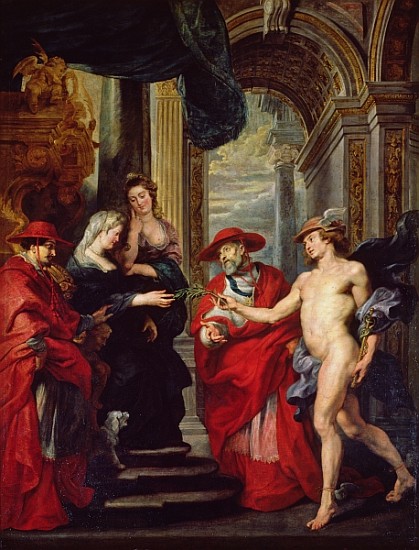 The Medici Cycle: The Treaty of Angouleme 30 April 1619, 1621-5 à Peter Paul Rubens