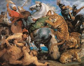 The Tiger Hunt, c.1616 (oil on canvas)