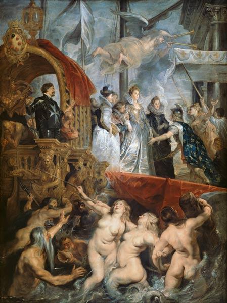 Arrivée de Marie de Medicis (1573-1642) à Marseille, le 3 novembre 1600